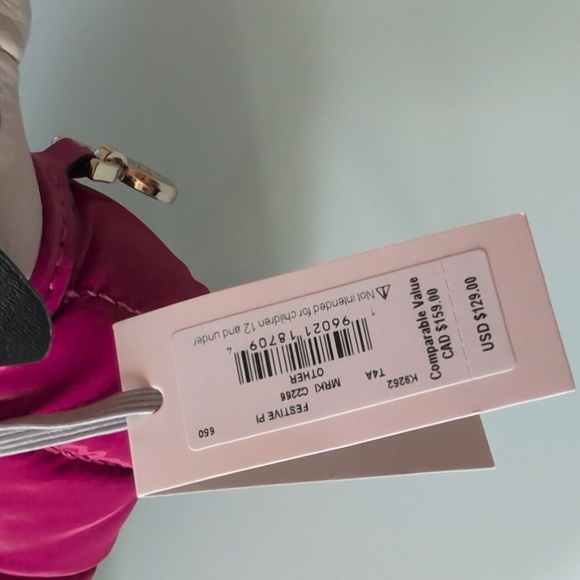 Kate Spade Claude Pink Festive Dachshund Dog Bag Charm Key Chain NWT - Picture 8 of 9